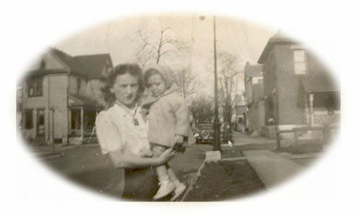 Bertha Sharp Hughes and daughter Cora