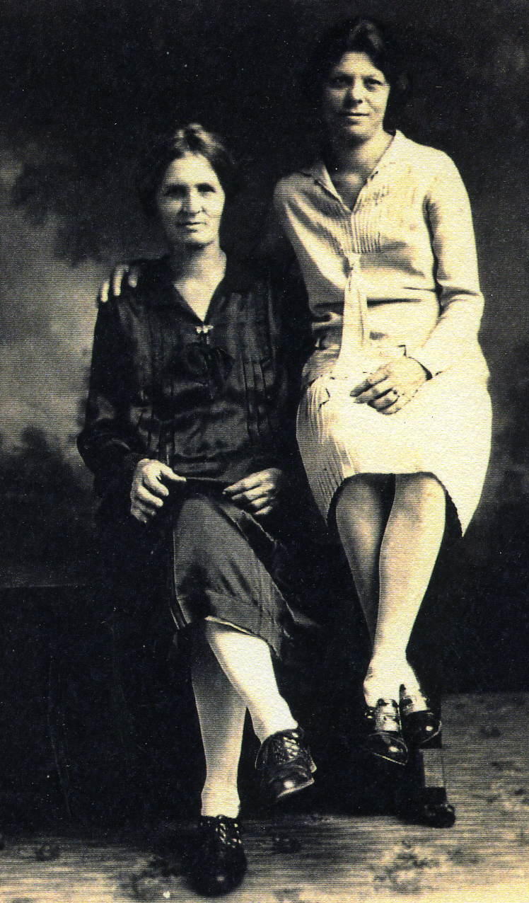 Hattie Green Harper and Lucille