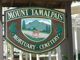 Mount Tamalpais Cemetery sign
