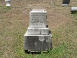 William C. Davis, died 1874,
top portion of gravemarker is missing