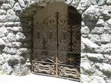 Hillside vault gate