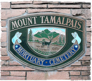 Mount Tamalpais Mortuary Cemetery sign