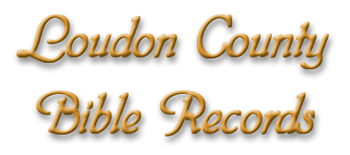 Loudon County Bible Records