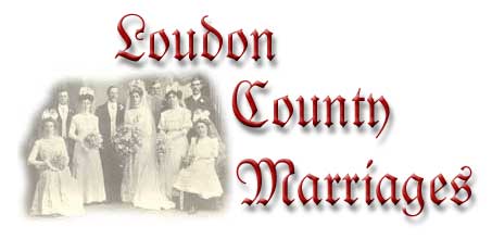 Loudon County Marriages
