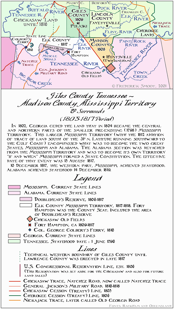 alabama map. courtesy TNGenWeb#39;s Maps