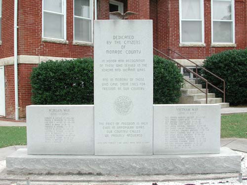 Monroe County, Tennessee Korean & Vietnam War Memorial