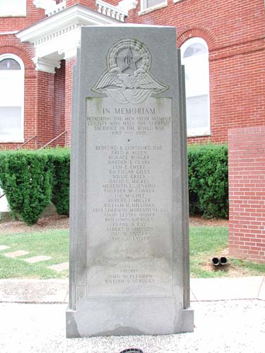Monroe County, Tennessee World War I Memorial