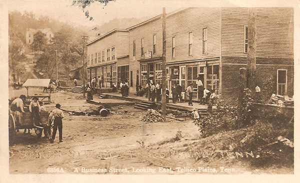 A Business Street in Tellico Plains Circa 1910 