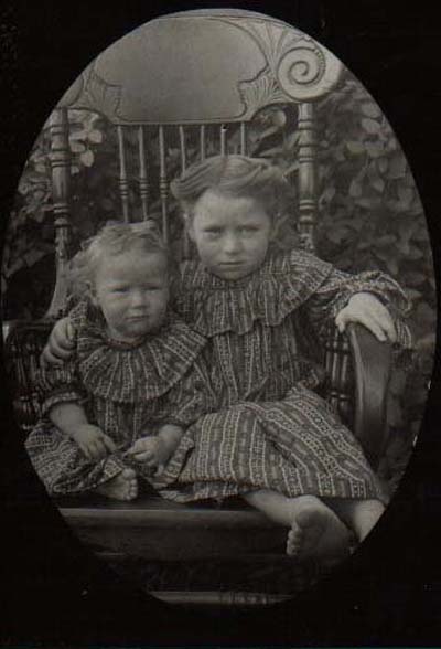 Two Unknown Girls - Possibly Sisters 
