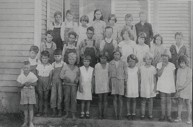 Cottontown School Children around 1934