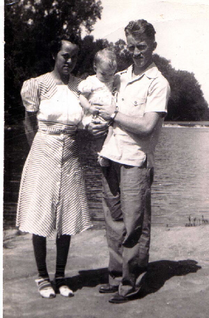 Unidentified Couple With Baby