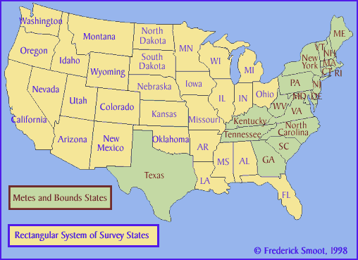 Metes and Bounds States