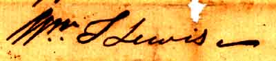 Wm Tyrell Lewis
Autograph.