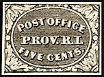 1846 provisional stamp