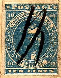 confederate stamp