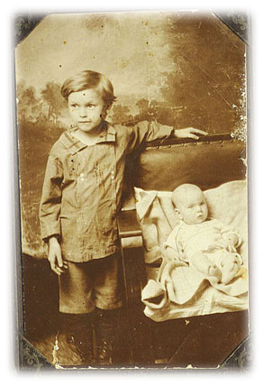 Dad and his Sister Geraldine.