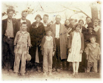 Lincoln Seibers and Church Members