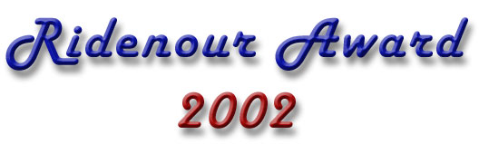 Ridenour Award 2002