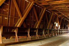 Interior of Doe River Bridge