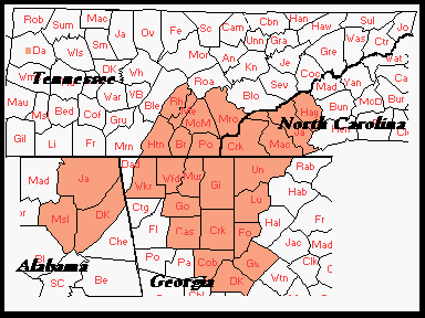 Cherokee Nation in 1851