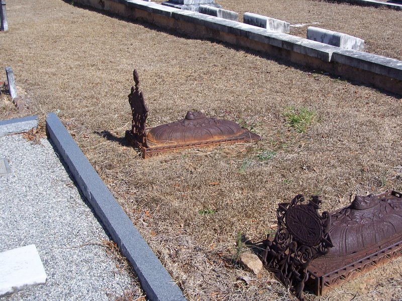 Cast Iron Grave Cover, 
overall view