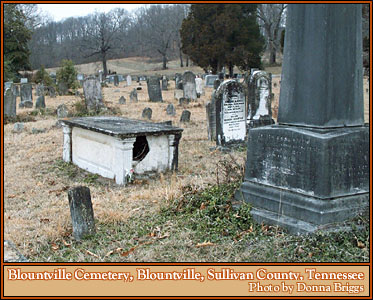 Box Shaped Monument, Blountville 
Tennessee