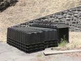 New plastic burial vaults