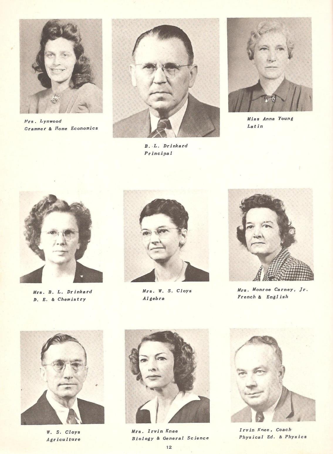 Ripley Grammar School, Baseball Team 1946-47