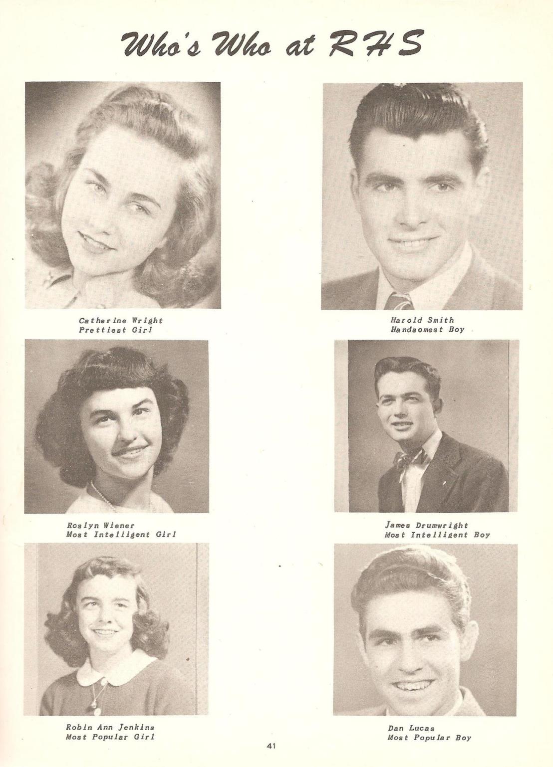 Ripley Grammar School, Baseball Team 1946-47