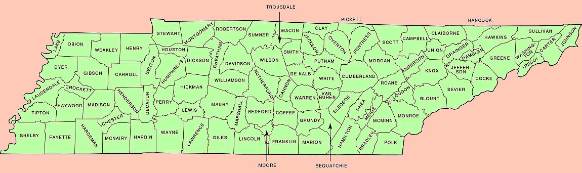 Maps Tngennet Tngenweb Map Project Maps Tennessee Old