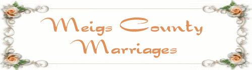 Meigs County Marriages