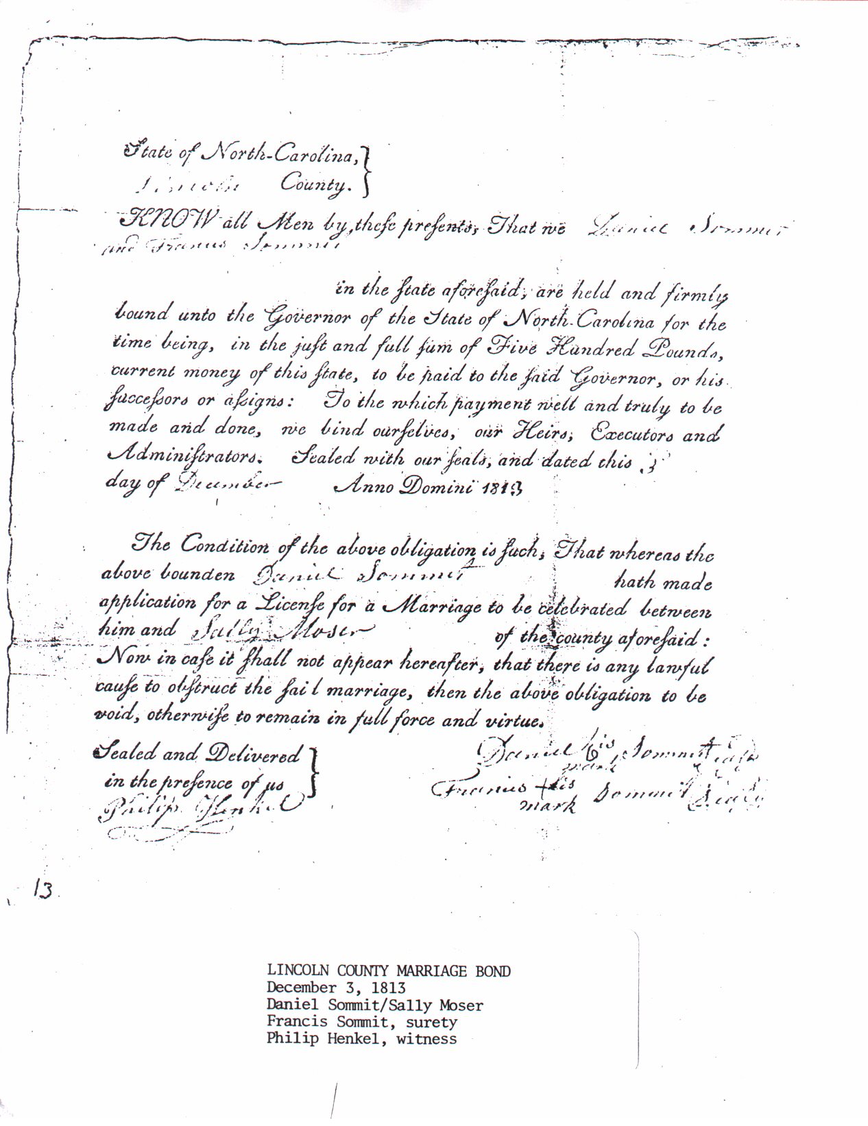 Daniel summit Marriage Bond