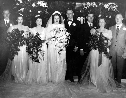 Wedding of Wallace William Whitman, Sr. & Mary Josephine Jacobs
