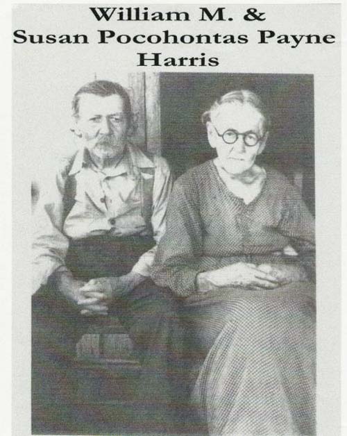William M. & Susan Pocohontas Payne Harris
