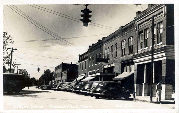 College Street in Madisonville, TN