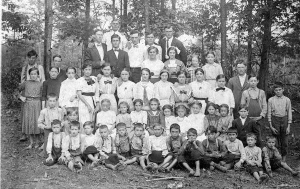 Stations School House at Coker Creek - Teacher: Asa Guy Anderson