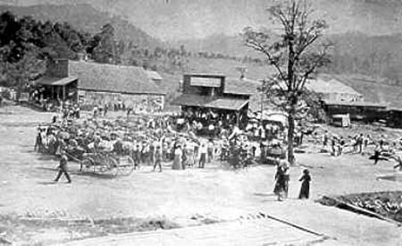 Downtown Tellico Plains, TN in Early 1900's