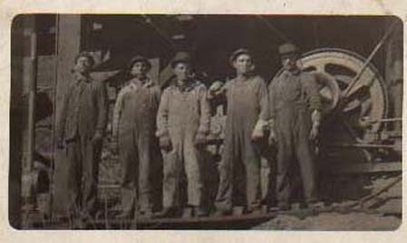 Unknown Working Men with Possibly Rev. John Ellis and Allen Ellis