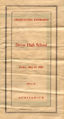 1924 graduation program