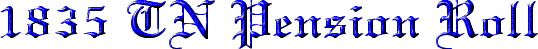 1835 Pension Rolls