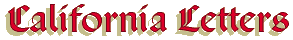 California Letters