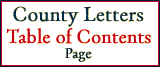 County Letters Table of Contents