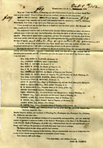 Solicitation 
to purchase 
land warrants