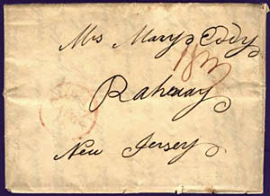 Albany letter front.