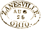 Zanesville OH postmark