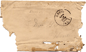 Davis Indian Territory envelope.